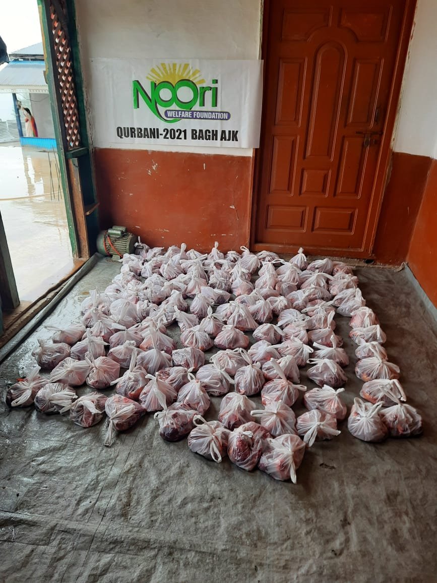 NWF Qurbani 2021 meat distribution — Bagh, Azad Jammu and Kashmir